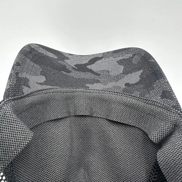 Lululemon Hat Cap SnapBack Men Black Camo Mesh Trucker Adjustable Athletic Gym - Picture 9 of 9